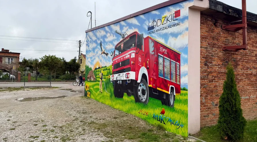 Mural OSP Gajkowice