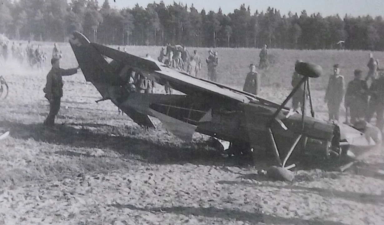 Samolot RWD8 w Zmyślonej