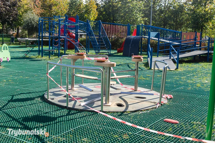 Wypadek plac zabaw Piotrków
