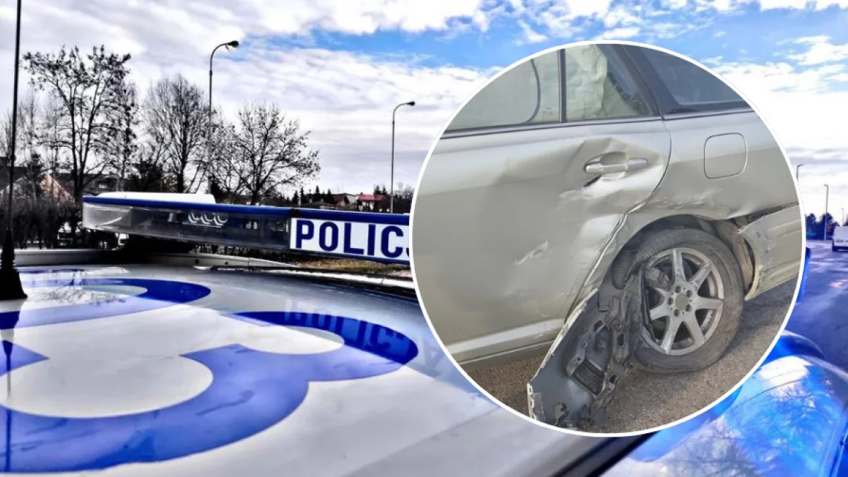 Wypadek pod Piotrkowem. To kosztowny błąd kierowcy