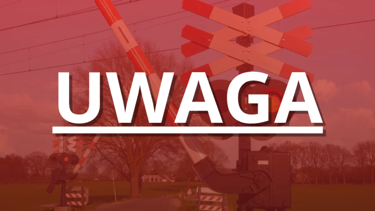 Nocne utrudnienia na przejazdach kolejowych w powiecie. Ruch będzie wstrzymywany
